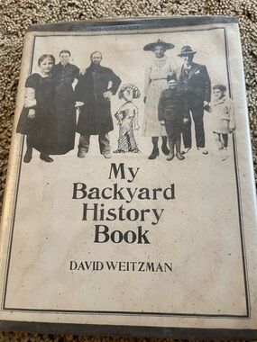 My Backyard History Book - Cream Cover